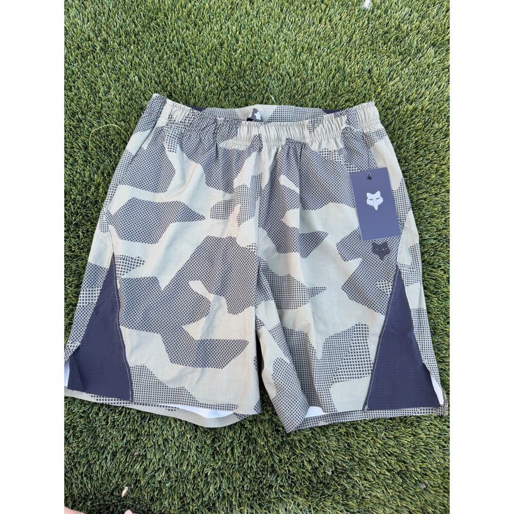 Fox Racing Men's Core Camo 7” Shorts Army Green Sz Small NWT!
